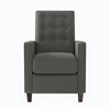Dickson Button-Tufted Square Arm Pushback Recliners (Set of 2)