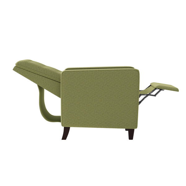 Dickson Button-Tufted Square Arm Pushback Recliners (Set of 2)