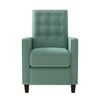 Dickson Button-Tufted Square Arm Pushback Recliners (Set of 2)