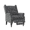 Furusho Wingback Push Back Recliner Chair (Set of 2)