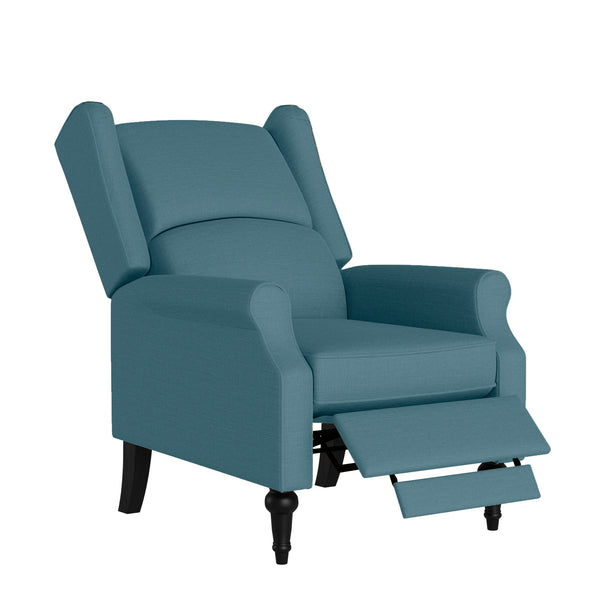 Furusho Wingback Push Back Recliner Chair (Set of 2)