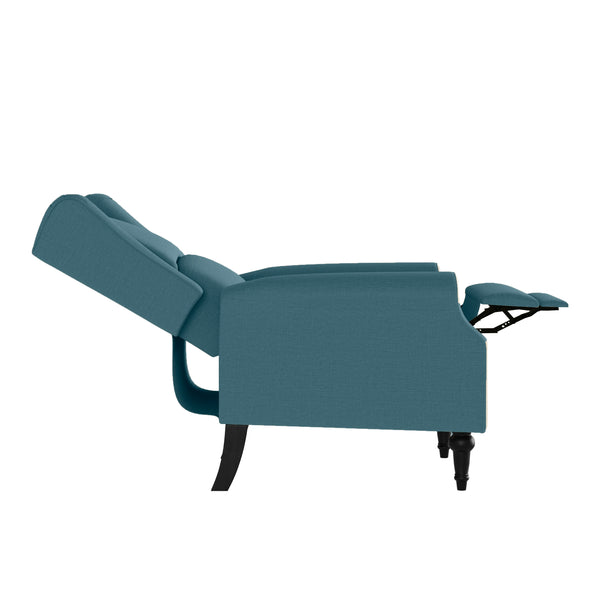 Furusho Wingback Push Back Recliner Chair (Set of 2)