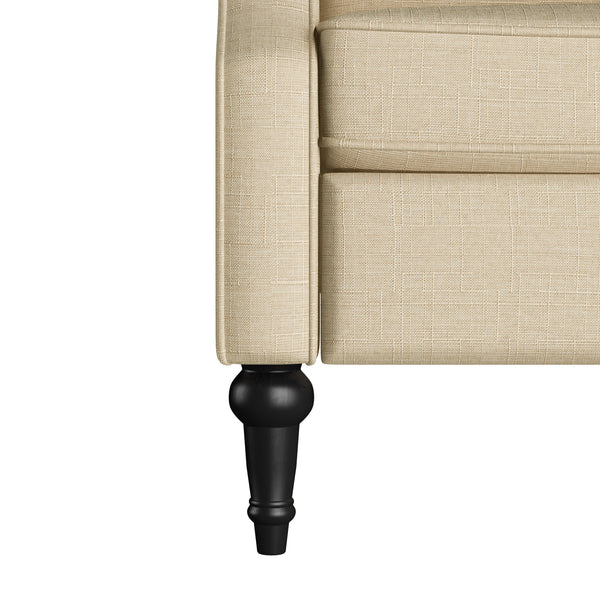 Furusho Wingback Push Back Recliner Chair (Set of 2)