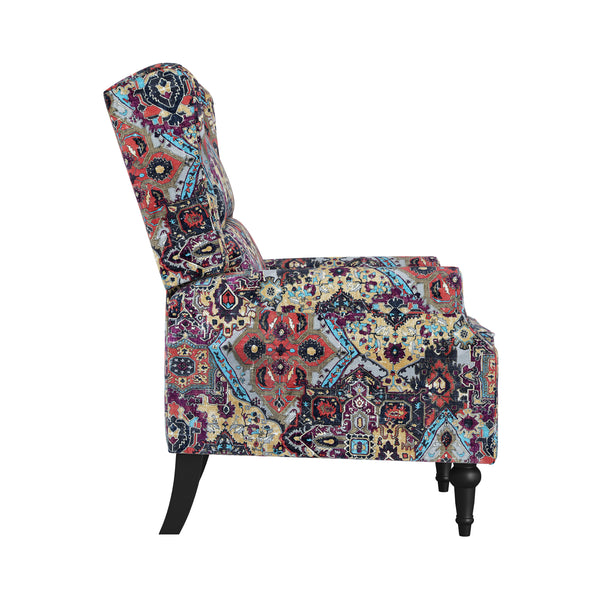 Furusho Wingback Push Back Recliner Chair (Set of 2)