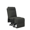 Menken Stitch-Tufted Armless Wall Hugger Recliner - Charcoal Tweed