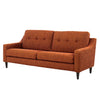 Resdale Park Transitional Button-Tufted Square Arm Sofa
