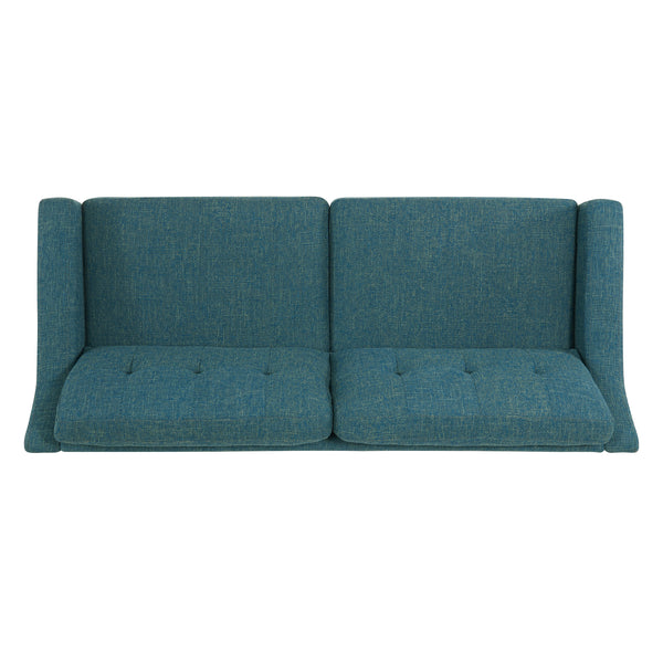 Resdale Park Transitional Button-Tufted Square Arm Sofa