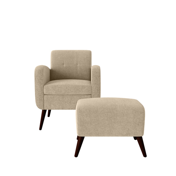 Fernanda Armchair and Ottoman Set