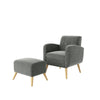 Fernanda Armchair and Ottoman Set
