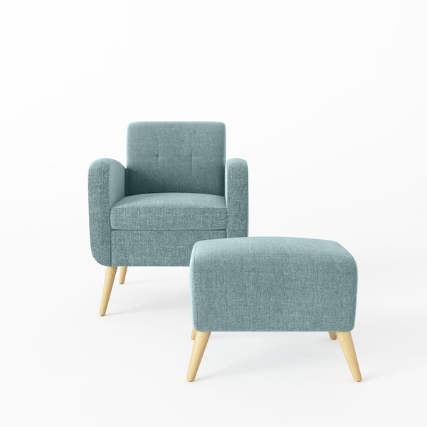 Fernanda Armchair and Ottoman Set
