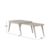 Saffrahn Modern Nesting Wood Cocktail Table